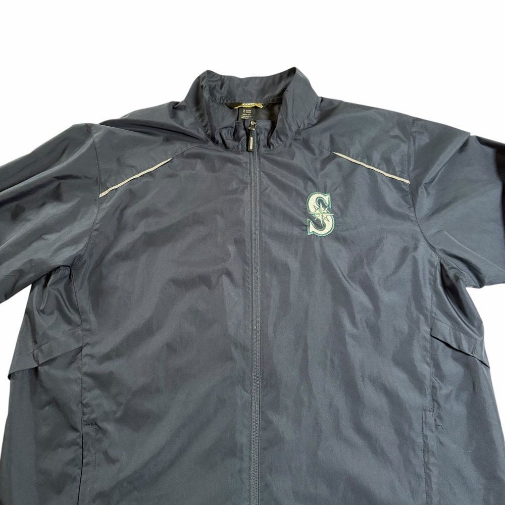 Seattle Mariners | Windbreaker Jacket | Navy| Men's Large - Picture 3 of 10